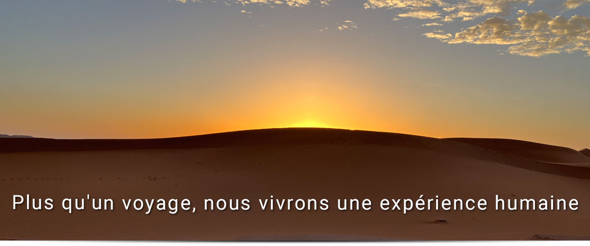Séjours Naturo’Maroc : une immersion dans le désert près des dunes de l&rsquo;erg Chegaga.